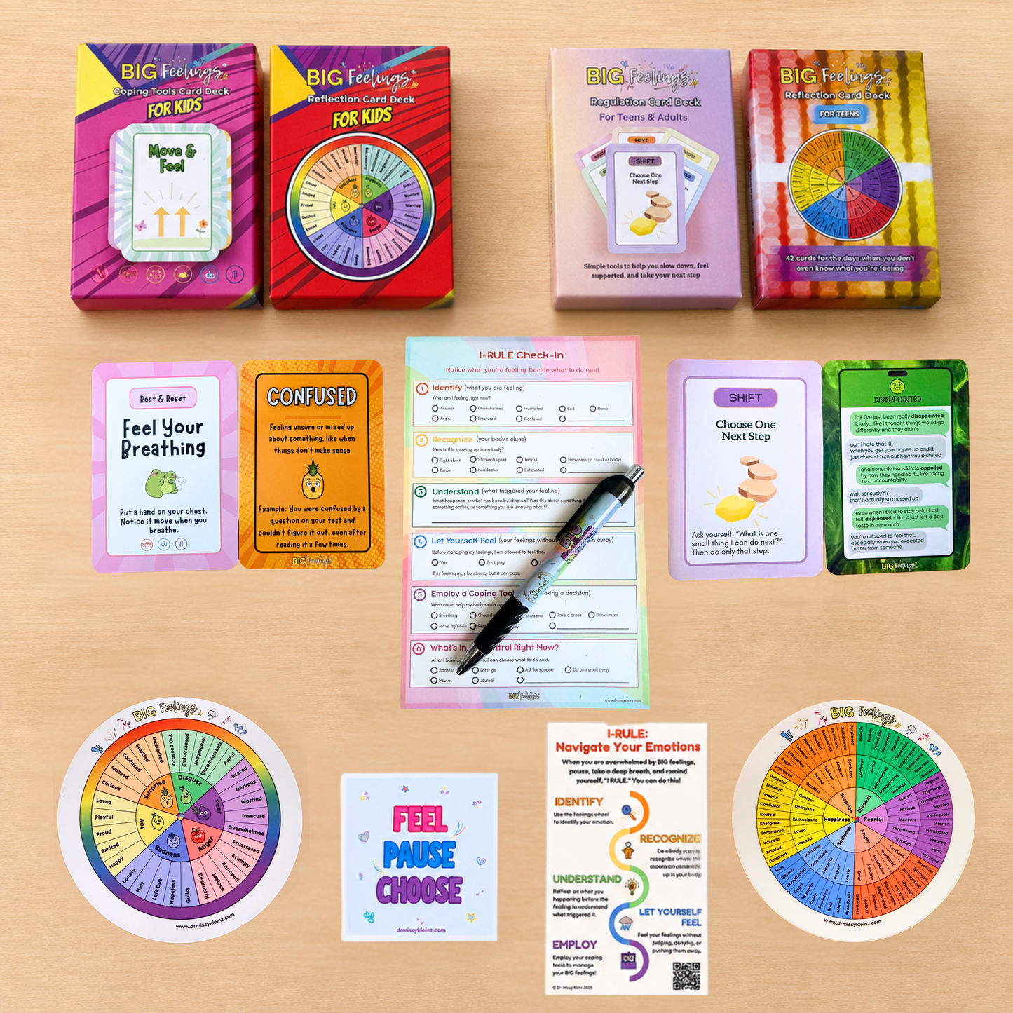 BIG Feelings Student Support Toolkit: Regulation + Reflection Tools