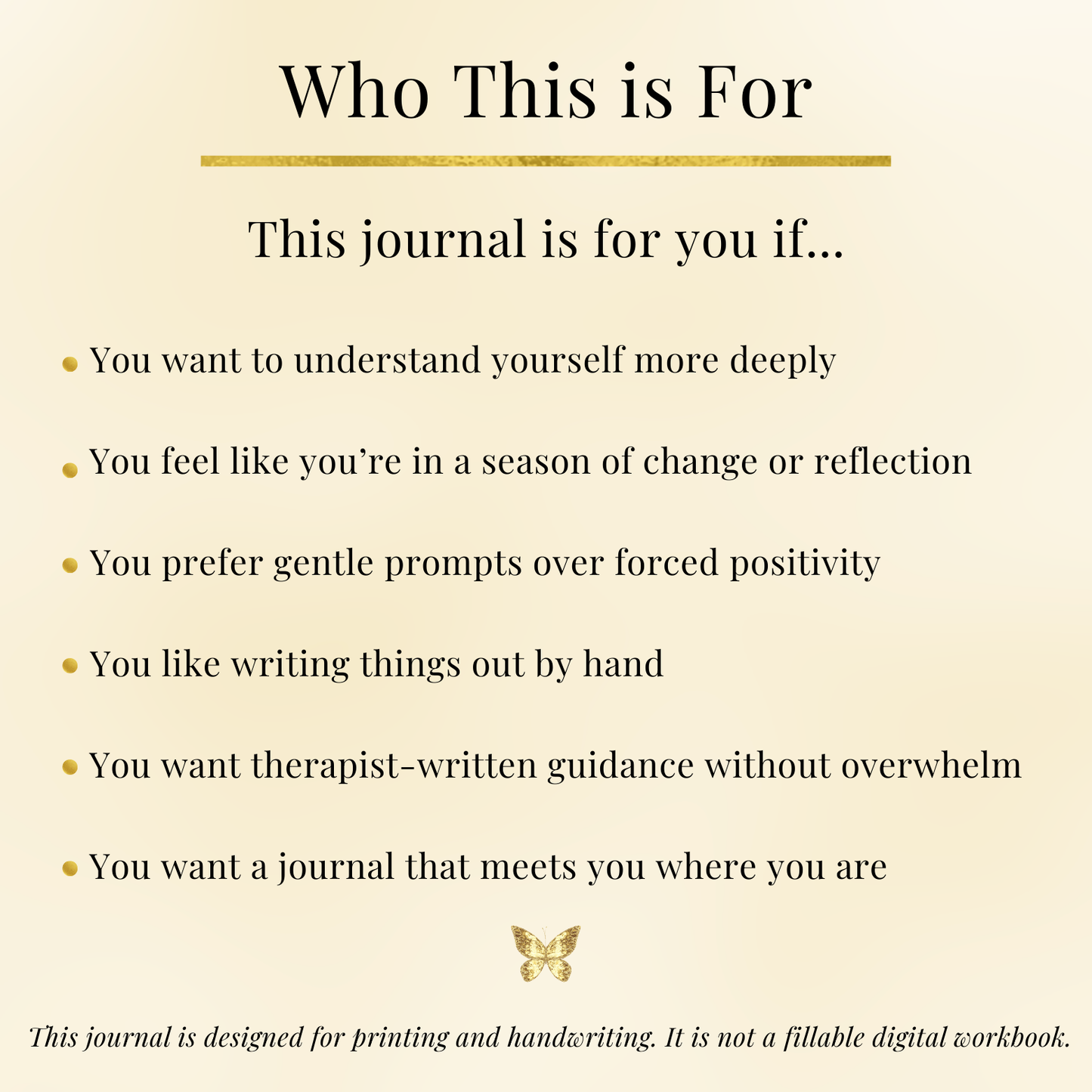Know Yourself - Printable Guided Journal