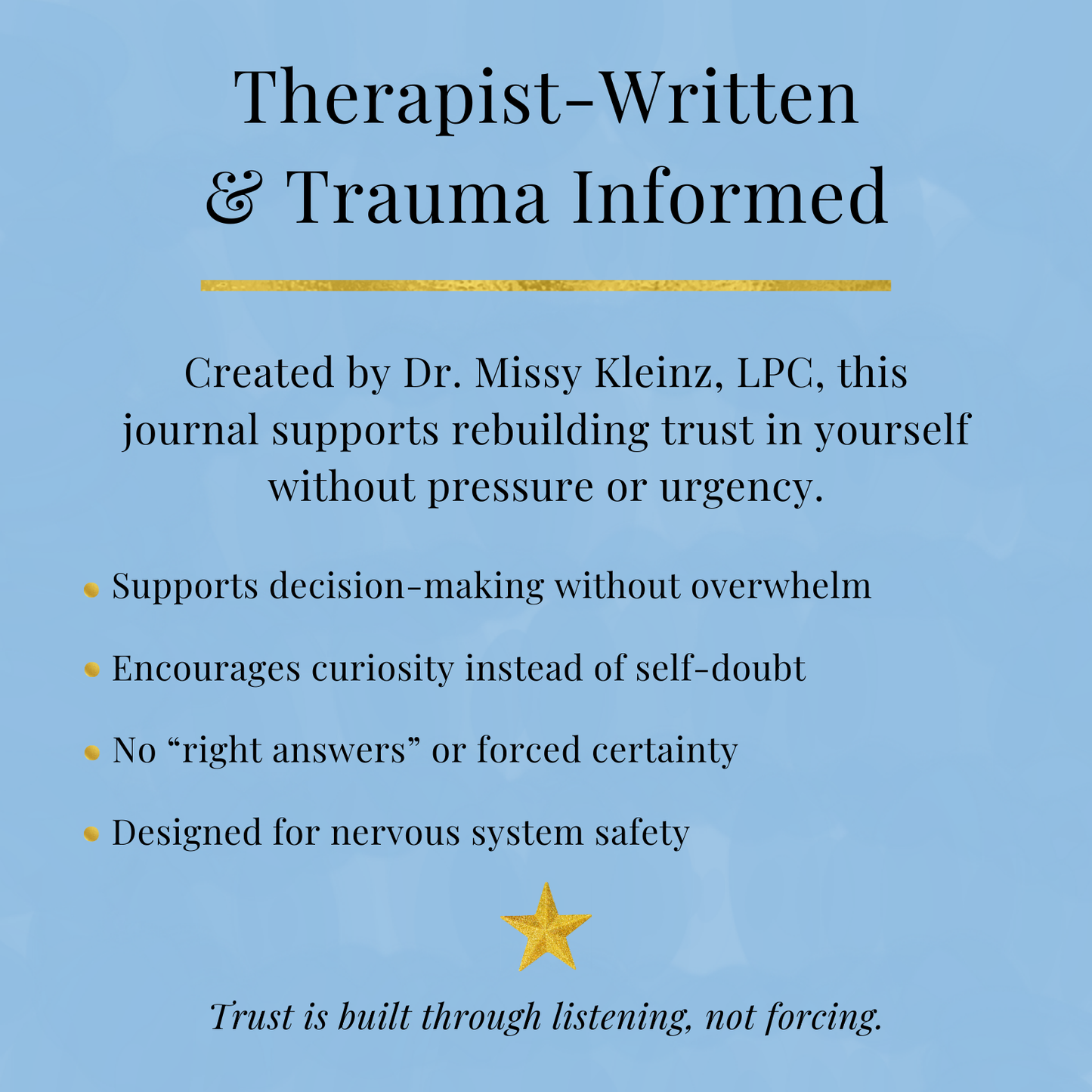 Trust Yourself - Printable Guided Journal