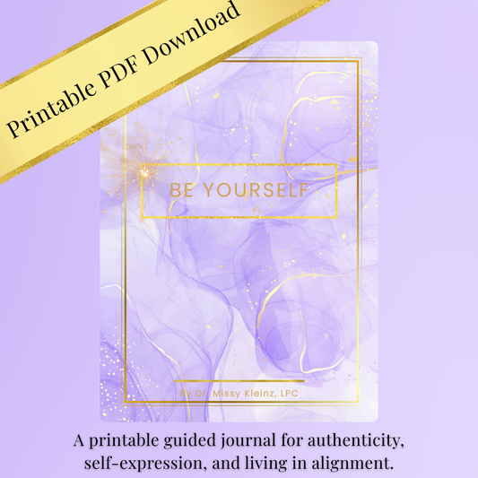 Be Yourself - Printable Guided Journal