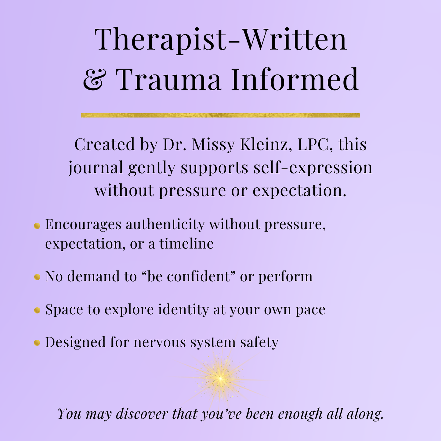 Be Yourself - Printable Guided Journal