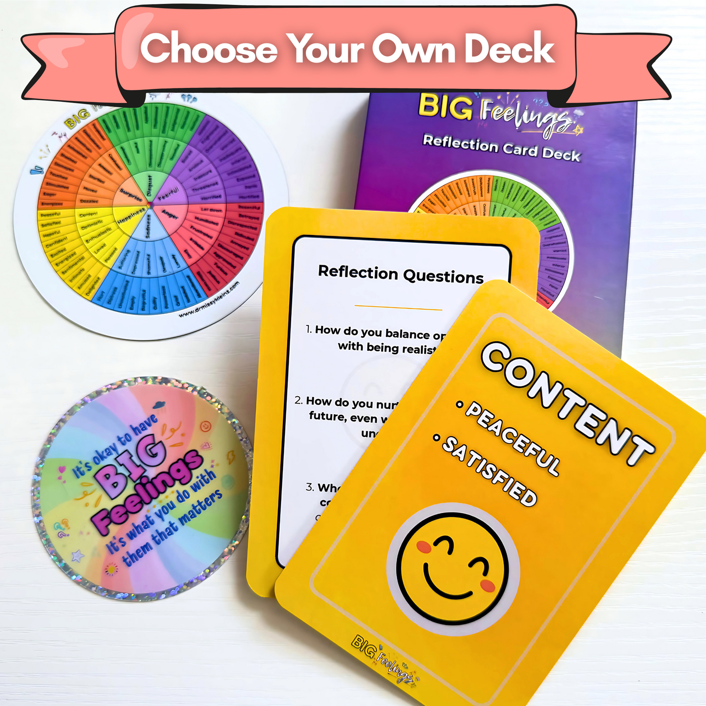 Emotional Wellness Gift Set – Choose Your Reflection Deck