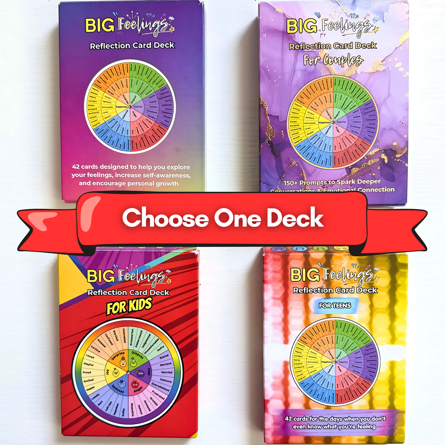 Emotional Wellness Gift Set – Choose Your Reflection Deck