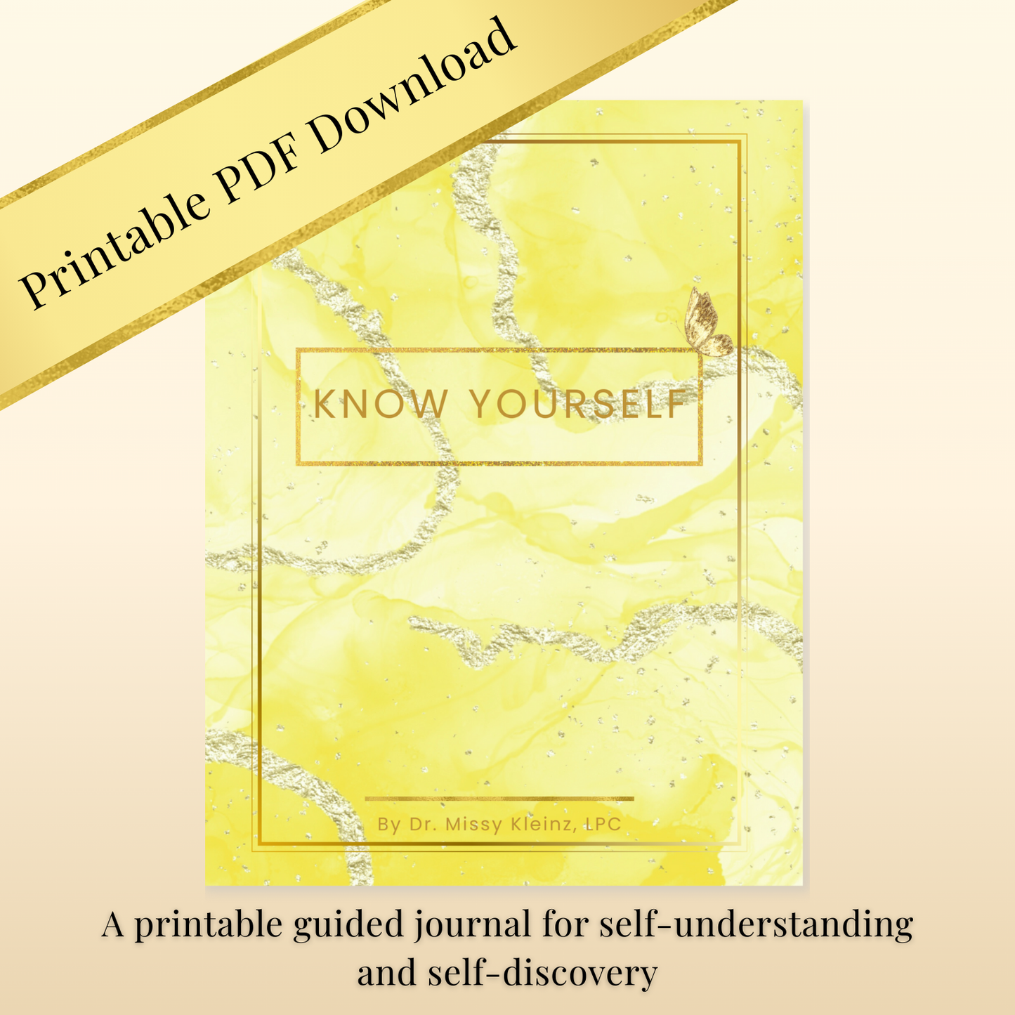 Know Yourself - Printable Guided Journal