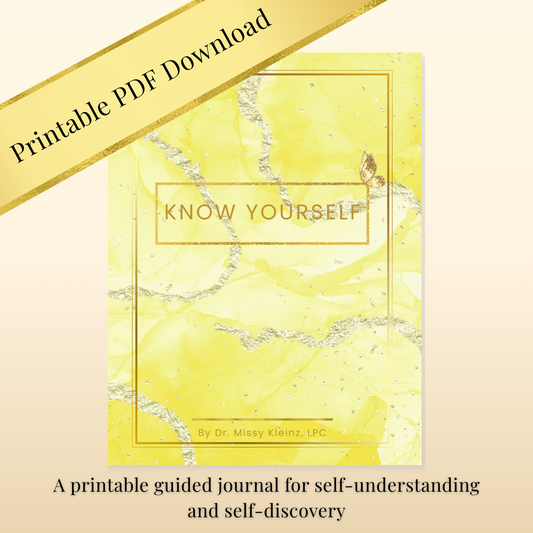 Know Yourself - Printable Guided Journal