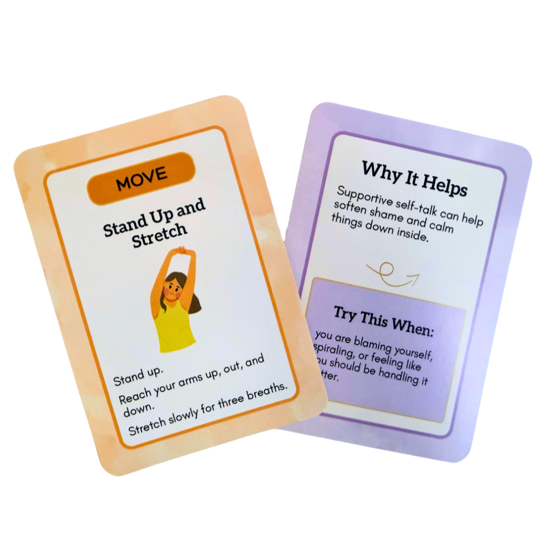 BIG Feelings Regulation Card Deck for Teens + Adults