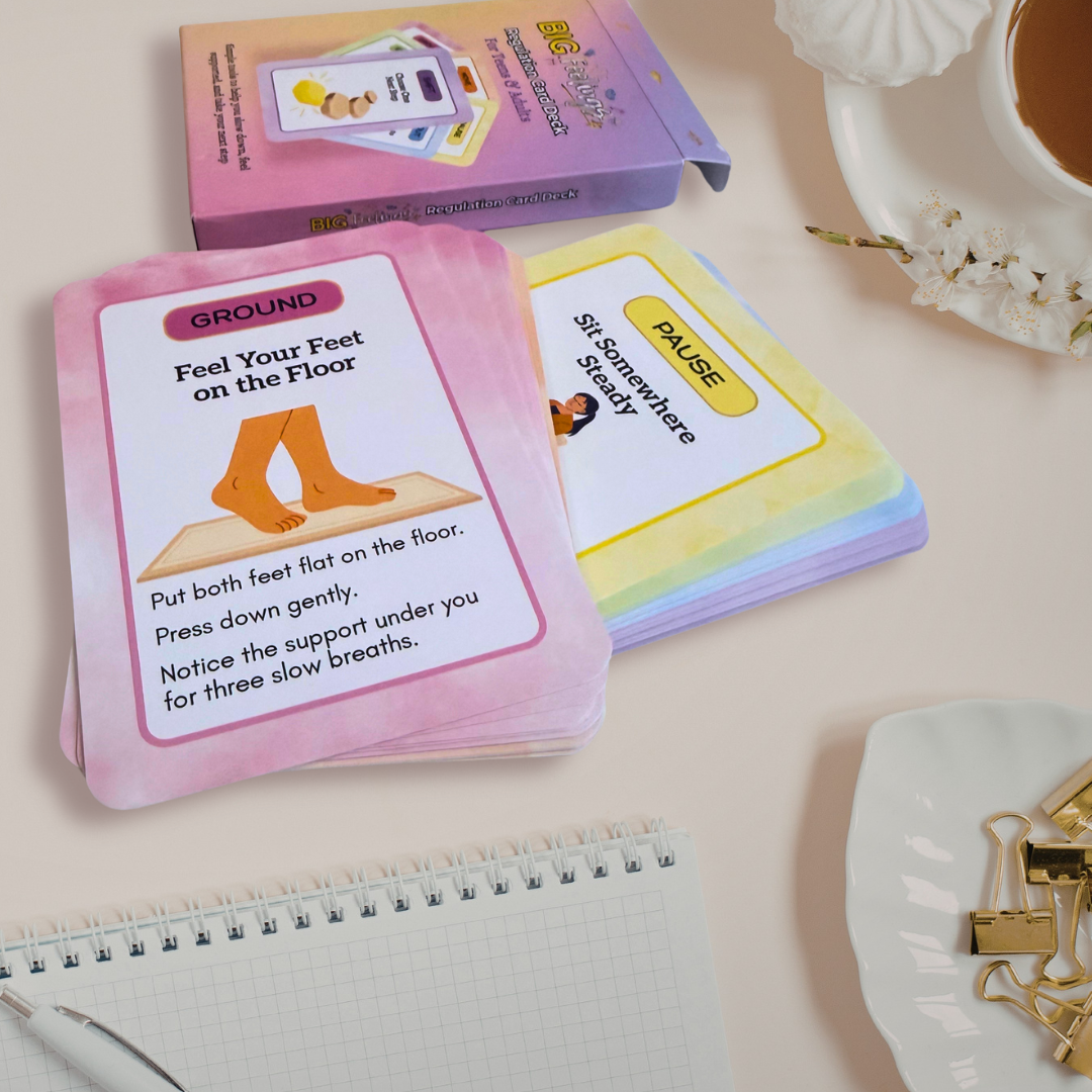 BIG Feelings Regulation Card Deck for Teens + Adults