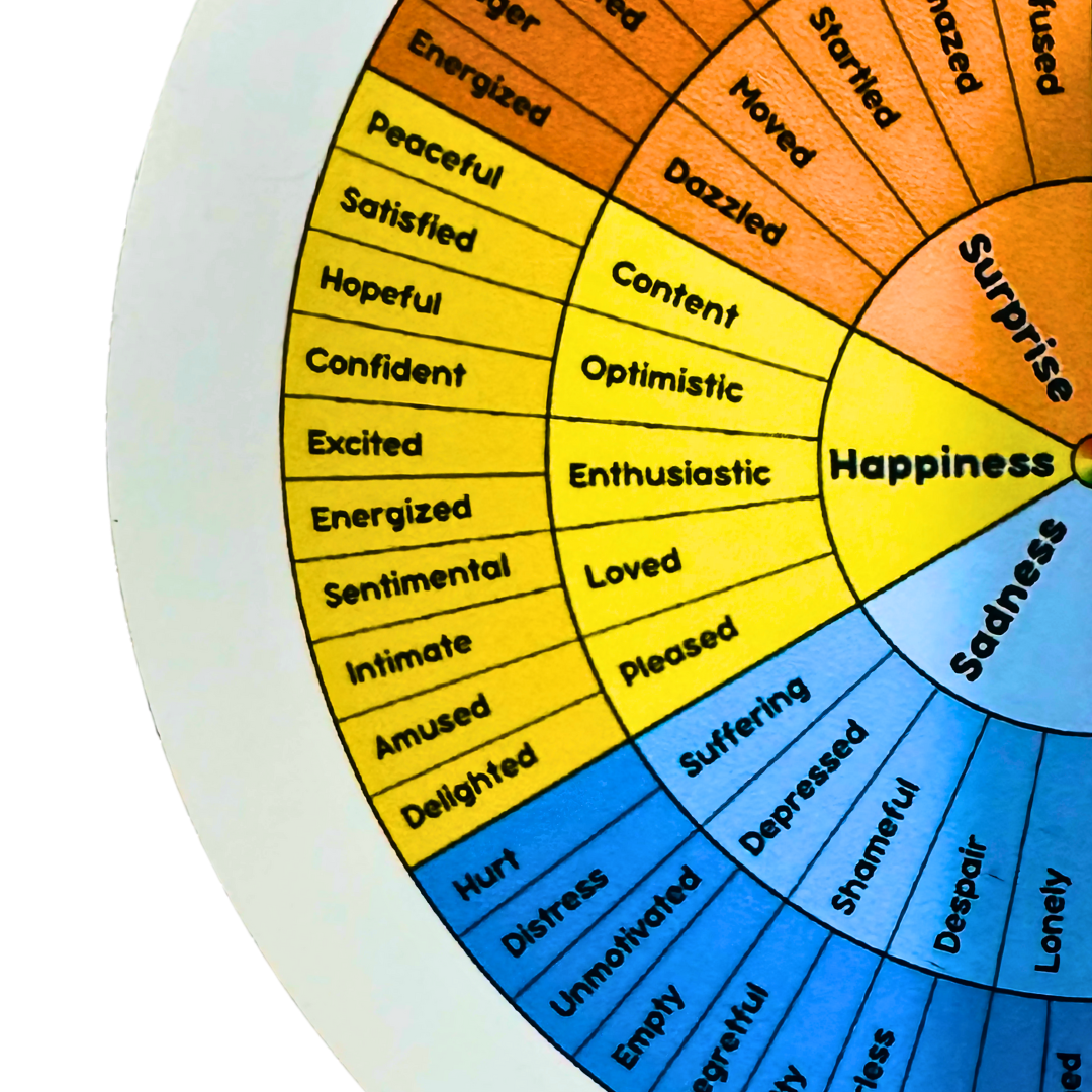 BIG Feelings Wheel Magnet – Emotional Check-In Tool for Home or Office