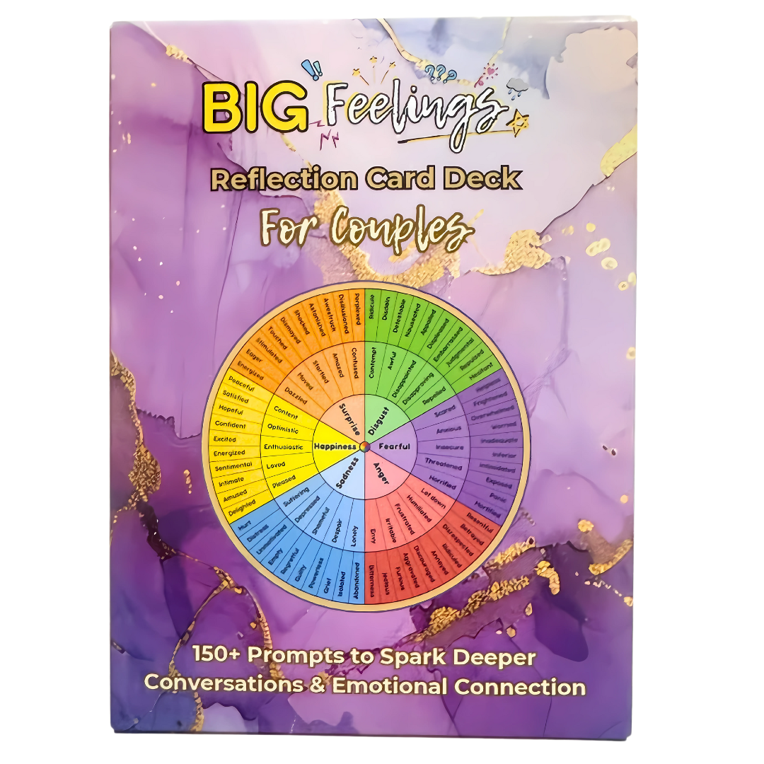 BIG Feelings Couples Reflection Deck – Deepen Trust & Connection