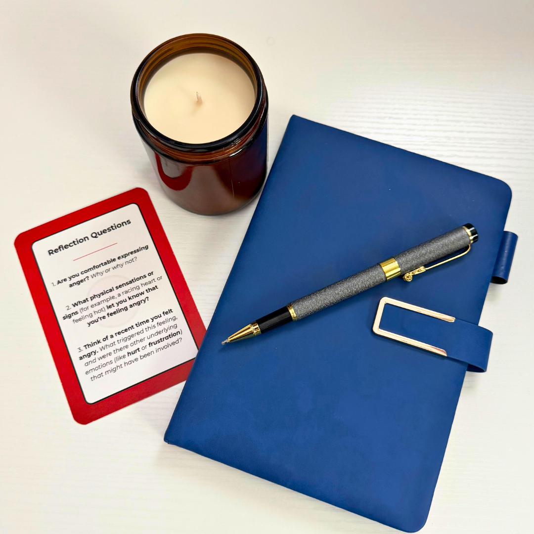 BIG Feelings Reflection Card Deck – Emotional Awareness Cards for Journaling, Therapy, and Self-Growth