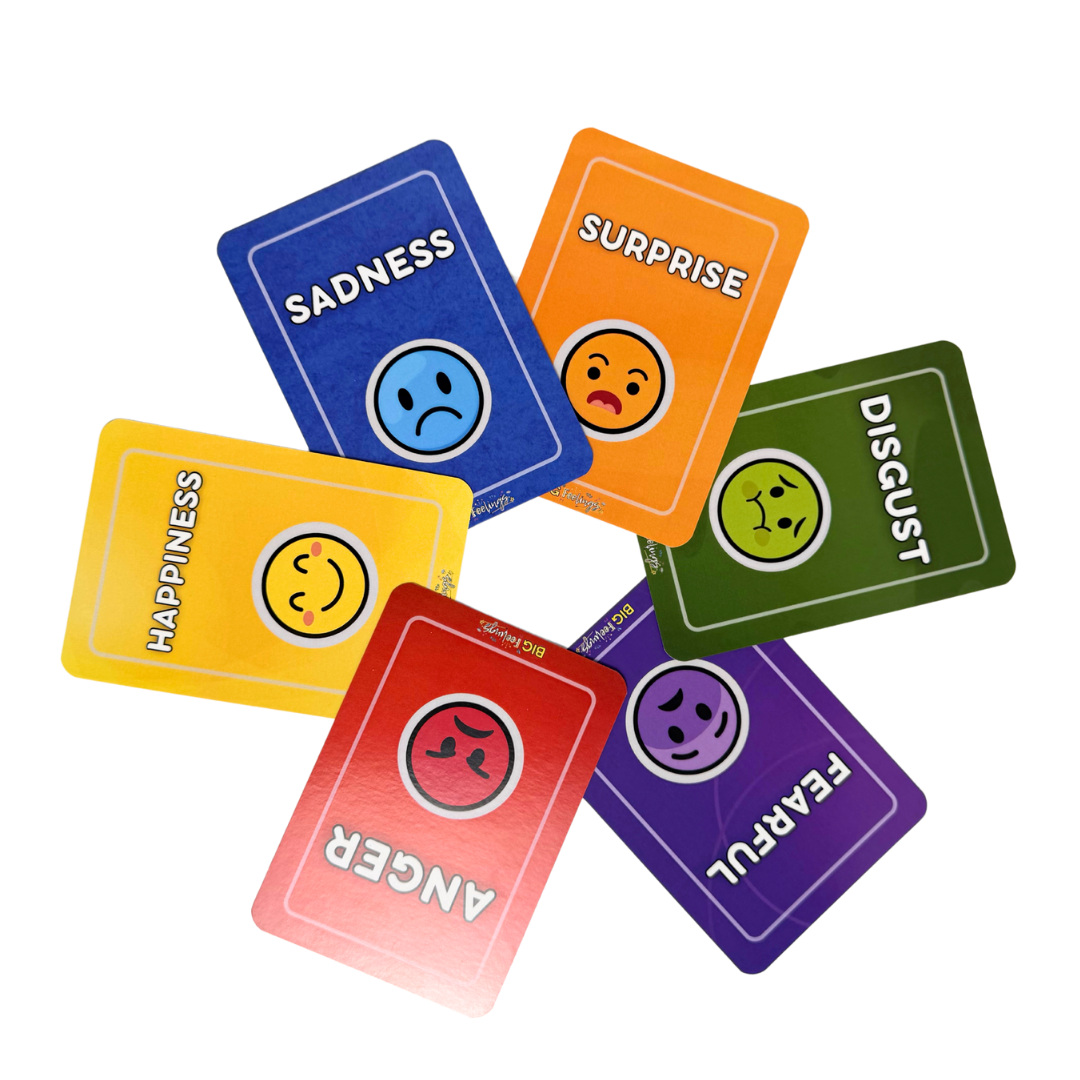 BIG Feelings Reflection Card Deck – Emotional Awareness Cards for Journaling, Therapy, and Self-Growth