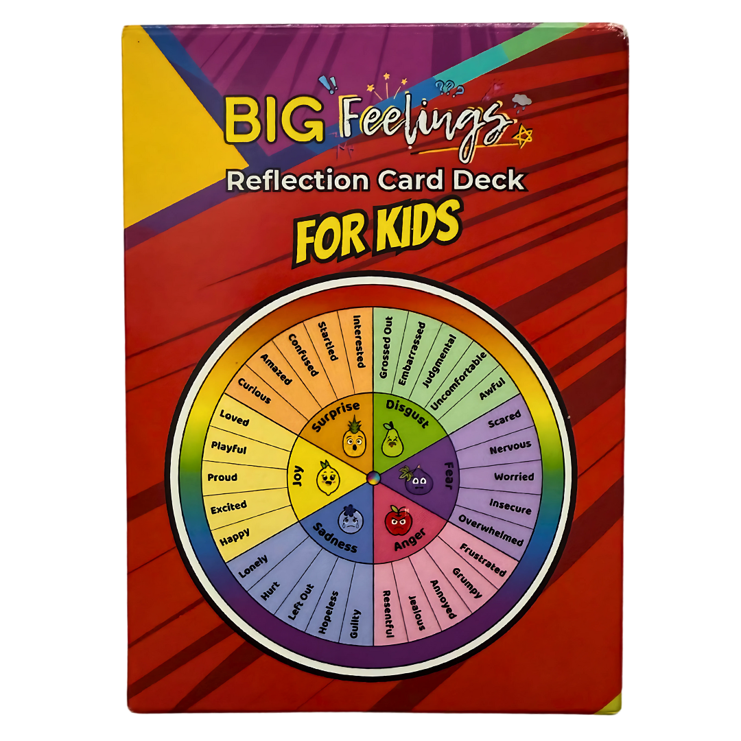 BIG Feelings Kids Reflection Card Deck – Emotional Growth for Ages 6–13
